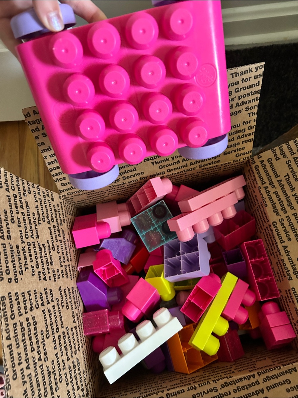Megabloks Girl Leaning Set with Car